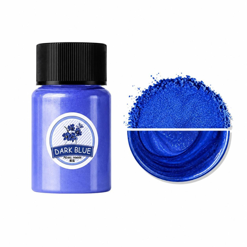 Пігмент перламутровий Міка, колір Dark Blue, 20 мл
