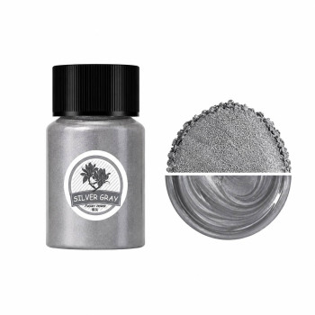 Пігмент перламутровий Міка, колір Silver Gray, 20 мл